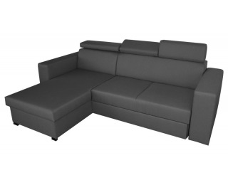 Rohová sedačka s rozkladom a úložným priestorom Costa L/P - šenil hnedý (Bravo 07) Rohová sedačka s rozkladom a úložným priestorom Costa L/P - šenil hnedý (Bravo 07)