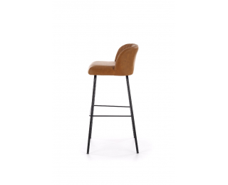 Barová stolička H-92 - svetlohnedá / čierna