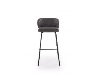 Barová stolička H-92 - tmavosivá / čierna
