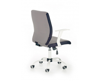 Kancelárska stolička s podrúčkami Combo - sivá / čierna
