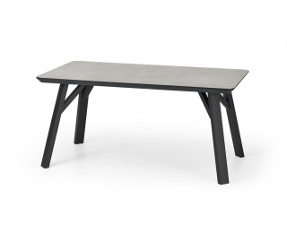 Jedálenský stôl Halifax - betón / čierna