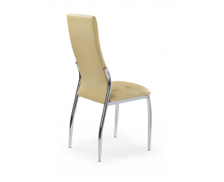 Jedálenská stolička K209 - béžová / chróm