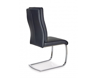 Jedálenská stolička K231 - čierna / chróm