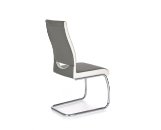 Jedálenská stolička K259 - sivá / biela