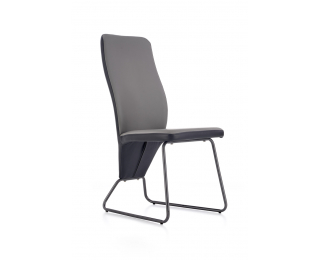 Jedálenská stolička K300 - sivá / čierna