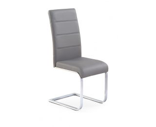 Jedálenská stolička K85 - sivá / chróm