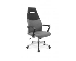 Kancelárska stolička s podrúčkami Olaf - sivá / čierna