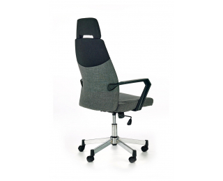 Kancelárska stolička s podrúčkami Olaf - sivá / čierna