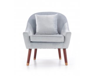 Kreslo Opale - svetlosivá / tmavý orech Kreslo Opale - svetlosivá / tmavý orech