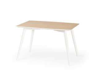 Jedálenský stôl Petrus - buk / biela