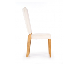 Jedálenská stolička Rois - krémová / dub medový