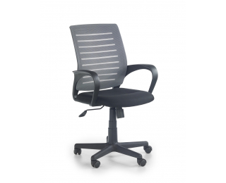 Kancelárska stolička s podrúčkami Santana - sivá / čierna