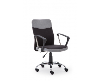 Kancelárska stolička s podrúčkami Topic - sivá / čierna