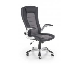 Kancelárska stolička s podrúčkami Upset - čierna / sivá