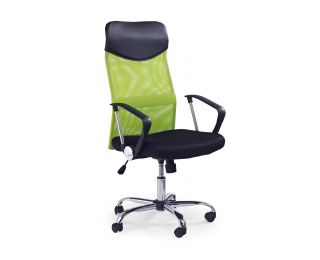 Kancelárska stolička s podrúčkami Vire - zelená / čierna
