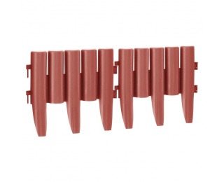 Obruba trávnika / záhradný plôtik (10 ks) Hansi New - terakota