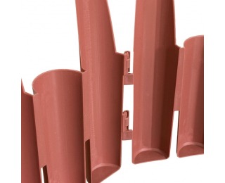 Obruba trávnika / záhradný plôtik (10 ks) Hansi New - terakota