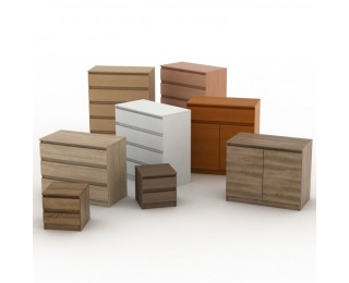 Zásuvková komoda Hany 004 - dub riviera