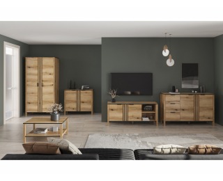 Konferenčný stolík Helio 80 - dub evoke