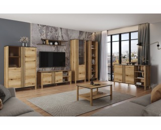 Konferenčný stolík Helio 80 - dub evoke