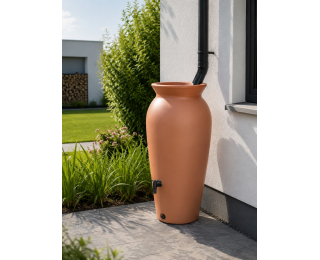 Plastový sud na dažďovú vodu IDVE230R736 230 l - terakota