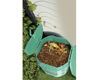 Záhradný kompostér IKB340 340 l - tmavozelená