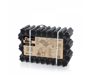 Plastový zatrávňovač (5 ks) IKP2C 60x40 cm - čierna