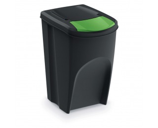 Odpadkový kôš na triedený odpad (3 ks) IKWB35S3 35 l - čierna / kombinácia farieb
