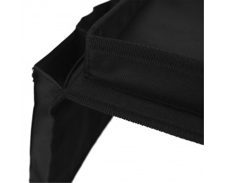 Podložka na sedačku Ipres - čierna