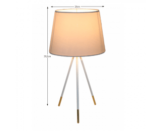 Stolná lampa Jade Typ 5 - biela