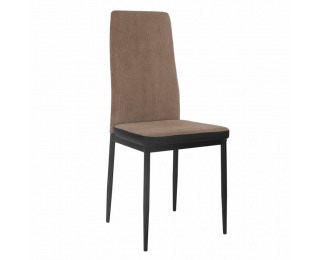 Jedálenská stolička Enra - svetlohnedá / čierna