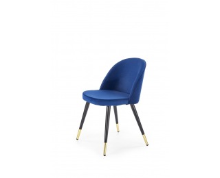 Jedálenská stolička K315 - granátová / čierna / zlatá