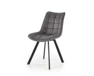 Jedálenská stolička K332 - tmavosivá / čierna