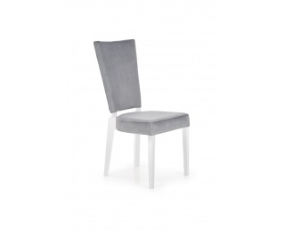 Jedálenská stolička Rois - biela / sivá