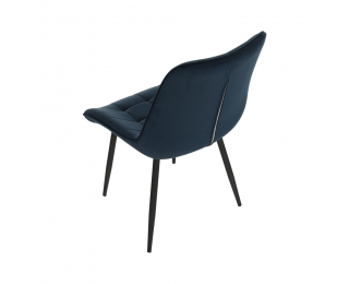 Jedálenská stolička Sarin - modrá / čierna