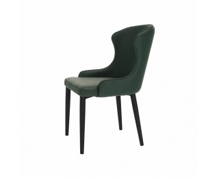 Jedálenská stolička Sirena - zelená / čierna