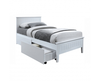 Jednolôžková posteľ s roštom Midea 90x200 cm - biela
