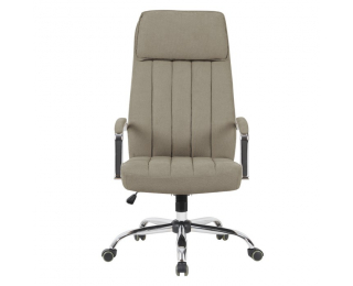 Kancelárske kreslo Jody - béžová / chróm