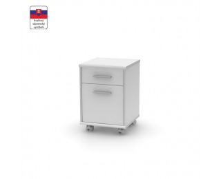 Kontajner na kolieskach Johan New 07 - biela Kontajner na kolieskach Johan New 07 - biela