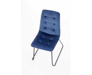 Jedálenská stolička K321 - granátová / sivá / čierna
