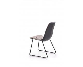 Jedálenská stolička K321 - sivá / čierna
