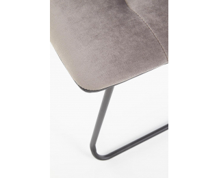 Jedálenská stolička K321 - sivá / čierna