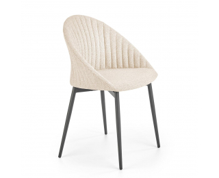 Jedálenská stolička K357 - béžová / čierna