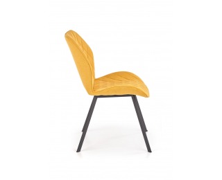 Jedálenská stolička K360 - horčicová / čierna Jedálenská stolička K360 - horčicová / čierna