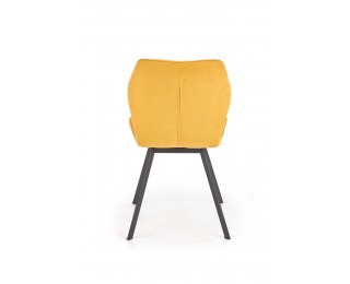 Jedálenská stolička K360 - horčicová / čierna Jedálenská stolička K360 - horčicová / čierna