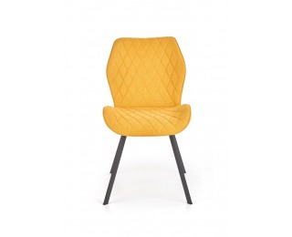 Jedálenská stolička K360 - horčicová / čierna Jedálenská stolička K360 - horčicová / čierna