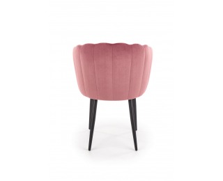 Jedálenské kreslo K386 - ružová / čierna