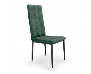 Jedálenská stolička K415 - tmavozelená (Velvet) / čierna