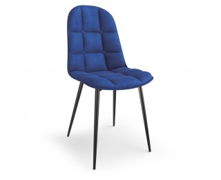 Jedálenská stolička K417 - granátová (Velvet) / čierna