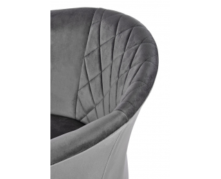 Jedálenské kreslo K421 - sivá / čierna Jedálenské kreslo K421 - sivá / čierna